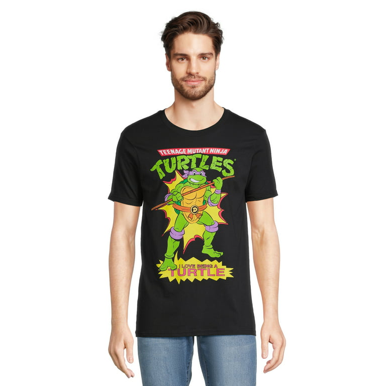 Big & Tall Men's Teenage Mutant Ninja Turtles Graphic Tee - Black Heather - Size 2XL, Men's