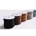 thumbnail image 4 of 4pcs 5Meters DIY Artificial Strap String Leather Lace Beading Thread Suede Lace Double Sided with Roll Spool(Random 4 Colors), 4 of 8