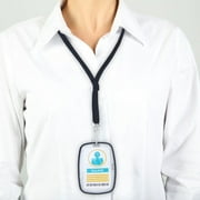 (4 pack) PG Safety Lanyard, Black, 1 Count
