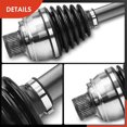 thumbnail image 4 of A-Premium Front Driver or Passenger Side CV Axle Shaft Assembly Compatible with Audi A6 A6 Quattro A7 A7 Quattro A8 A8 Quattro Q5 RS7 S6 S7 S8 SQ5 Fits select: 2011-2013 AUDI Q5 PREMIUM PLUS, 4 of 9