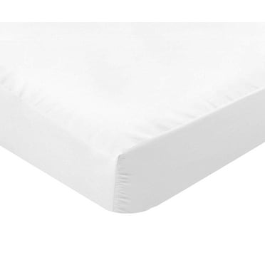 American Baby Co. Cotton Jersey Knit Fitted Mini Crib Sheet, White ...