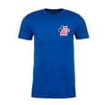 thumbnail image 2 of American Flag Paw Print, Men's Gaphic T-shirts, 4th of July Shirts - Royal MH200PATRIOT S6 3XL, 2 of 3