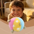 thumbnail image 4 of YWIYIUD 2PCS 5.91x5.91 Inch Cute Volleyball Stuffed Sensory Toys with Sounds and Songs Soft and Colorful Interactive Toys Birthday Gift for Teens Moving and Learning, 4 of 8
