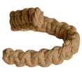 thumbnail image 1 of Cordones para cortinas tejidos a mano en algodón y yute (marrón/beige) Sujetacortinas ajustables de 22 cm de largo (paquete de 1/2/4), 1 of 4