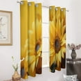 thumbnail image 2 of Sunflower Modern Window for Living Room Curtains for Child Bedroom Kitchen Decor Blinds Drapes, 2 of 7