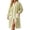 Green, variant on Wensltd Women Plush Robe Long Sleeve V Neck Winter Bathrobe Soft Warm Winter with Pockets