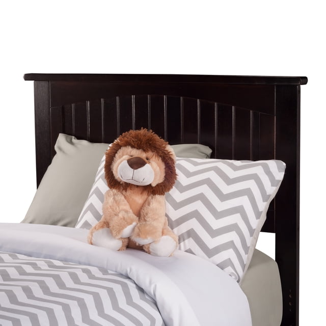 Nantucket Lit Plateforme en Bois Massif Simple TG, Couleur Espresso