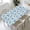 Blue Butterfly and Flowers, variant on ARTSLION Waterproof Fitted Rectangle Tablecloth With Elastic Edge, Wipeable Table Cover For 6 Ft Tables, Perfect For Outdoor Picnic & Camping,24x48in,Daisy Plaid