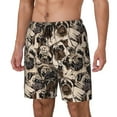 thumbnail image 2 of Balery Cute French Bulldog Mens Swim Trunks Swim Shorts for Men Quick Dry Inseam Beach Shorts with Compression Liner Pocket-, 2 of 9