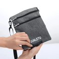 thumbnail image 4 of Travel Wallet Neck Bag Messenger Passport Holder Belt Pouch with Shoulder Strap, 4 of 9