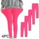 thumbnail image 1 of Odeerbi 3-12 Años Niñas 4 Pcs Leggings Mallas Elásticas Lycra Pantalones de Cómodo Suavidad Transpirable Pantimedias, 1 of 9