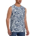 thumbnail image 2 of Balery Paisley4 Camisetas sin mangas para hombre, absorbe la humedad y protege contra el mal olor.-X-Large, 2 of 7