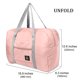 thumbnail image 4 of Muyoka Bolsa de viaje plegable, impermeable, ligera, bolsa de mano, duradera, 25 l, bolsa de almacenamiento de tela Oxford, bolsa de fin de semana para deportes, gimnasio, vacaciones, hombres y mujer, 4 of 7