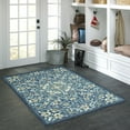 thumbnail image 2 of Mainstays Bright Persian Medallion Blue Multicolor Indoor Area Rug, 4'x5'4", 2 of 8