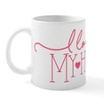 thumbnail image 2 of CafePress - I Love My Hubby Mug - 11 oz Ceramic Mug - Novelty Coffee Tea Cup, 2 of 6
