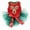 Red/Green, variant on Petitebelle Reindeer Face Puppy Dog Dress (White/Red Deers-2, XX-Large)