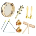 thumbnail image 1 of lionlar Instruments de Percussion Jouet Ensemble d'Instruments de Musique avec Sac de Rangement Créatif pour 6 Pcs 0,557 kg, 1 of 8