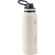 Thermoflask 40oz Stainless Steel Chug Water Bottle, White + Green