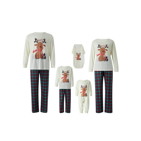 

Wassery Christmas Pajamas for Family Pjs Matching Sets for Couples Adults Kids Dogs