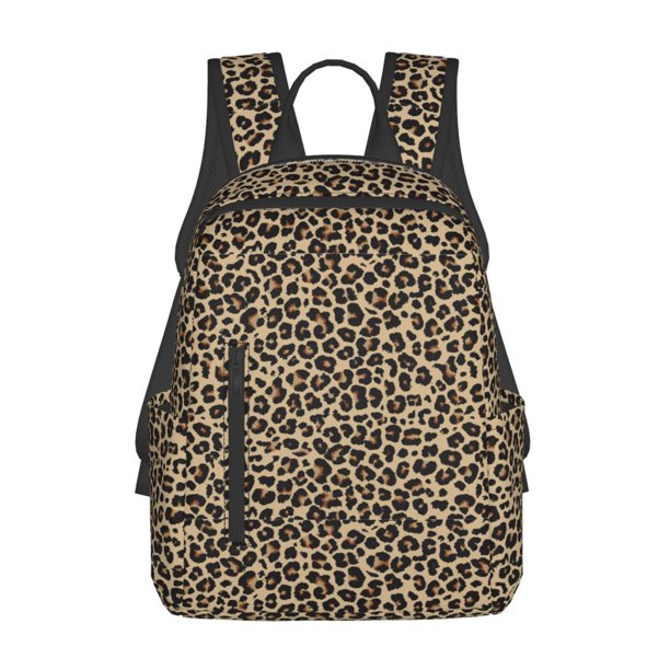 Disketp Leopard Print-1 Mochila Ligera e Impermeable, Mochila de Día Resistente para Viajes, Senderismo y Uso Diario para Hombre y Mujer