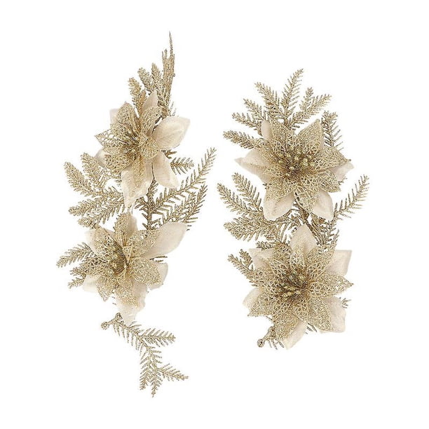 Flor plástica del paño 2pcs para la tienda casera del hotel