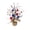Multicolor-3C Home Decor, variant on karymi 19.6in Independence Day Themed Artificial Decorative Tree Red White Blue Star Decorative Tree for Holiday Arrangements Patriotic Flower Themed Floral Decor Home Decor