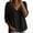 Black, variant on Long Sleeve Shirts for Women V Neck Peplum Blouse Side Lace Panel long Cuffed Sleeve Loose Casual Top Yellow L