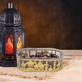 thumbnail image 6 of Ramadan Decorations for Home, Ramadan Tray 7.20x3.54x3.54in Oval Castle Black Iron Serving Tray with Lid Decorations for Home Table Party(wwx), 6 of 7