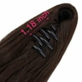 thumbnail image 4 of LELINTA Women 18" Long Wave Claw Jaw Ponytail Hair Extension Piece 170g, 4 of 7