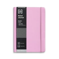Staples TRU RED 5.5â€ x 8 Medium Flexible Cover Narrow Ruled Journal Mauve (TR61956)