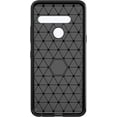 thumbnail image 2 of REQO Phone Case for LG G8s ThinQ with Tempered Glass Screen Protector Cover and Cell Accessories Slim Thin Soft TPU Silicone Rugged Rubber Protective LG8S G8Sthinq LGG8Sthinq 8S Cases Women Men Black, 2 of 6