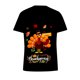 thumbnail image 4 of Puntoco Blusa de manga corta con cuello en V para mujer con bolsillos Puntoco Puntoco-3707, 4 of 4
