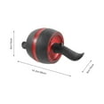 thumbnail image 2 of Raindrops Ab Wheel Roller for Core Pc Abdominal Fitness Equipment with Grey and Red Colors in Abs, 2 of 8