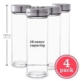 thumbnail image 6 of Mason Drinking Jars 16 Ounces 4 Pack Reusable Beverage Containers, 6 of 9