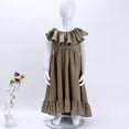 thumbnail image 2 of adviicd Girls Spring Dress Little Girls Elegant Ruffle Summer Flowers Girls Dresses Green,S, 2 of 3