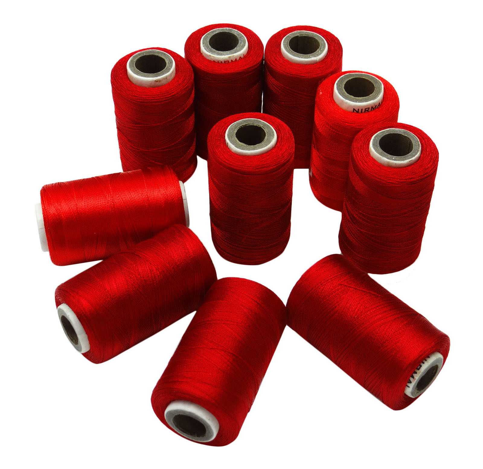 Grey Spool Hand Machine Polyester Sewing Serger Overlocking 400 Mtr Thread