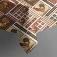 thumbnail image 4 of Patchwork Chicken Pattern Rectangle Tablecloth 60"x102",Waterproof Polyester Rectangle Table Cloth, Wipeable Spillproof Polyester Tablecloth for Dining, Camping, Indoor and Outdoor, 4 of 6