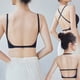 thumbnail image 5 of Brasier Mujer Sujetador Deportivo sin Costuras, sin Relleno Ni Aros, Ligero y Cómodo para Yoga, Bralette con Espalda Cruzada y Soporte Incorporado. Extra Grande, 5 of 5
