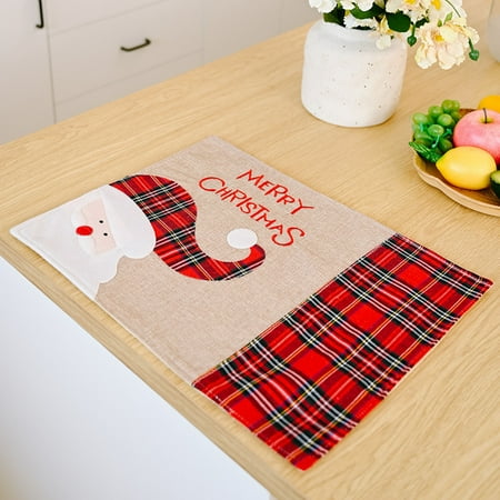 

Up to 50% Off Dvkptbk New Christmas Decoration Tablecloth Christmas Table Runner Dress Up Supplies