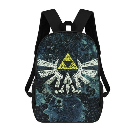 The Legend of Zelda Daypack 17 Inch Schoolbag Backpack Rucksack Large Capacity Shoulder Bag Travel Bags Students Bookbag
