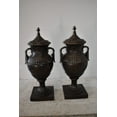 thumbnail image 2 of A Pair Of Urns or Vases Made of Pure Bronze Size: 21" x 18" x 47"H, 2 of 7