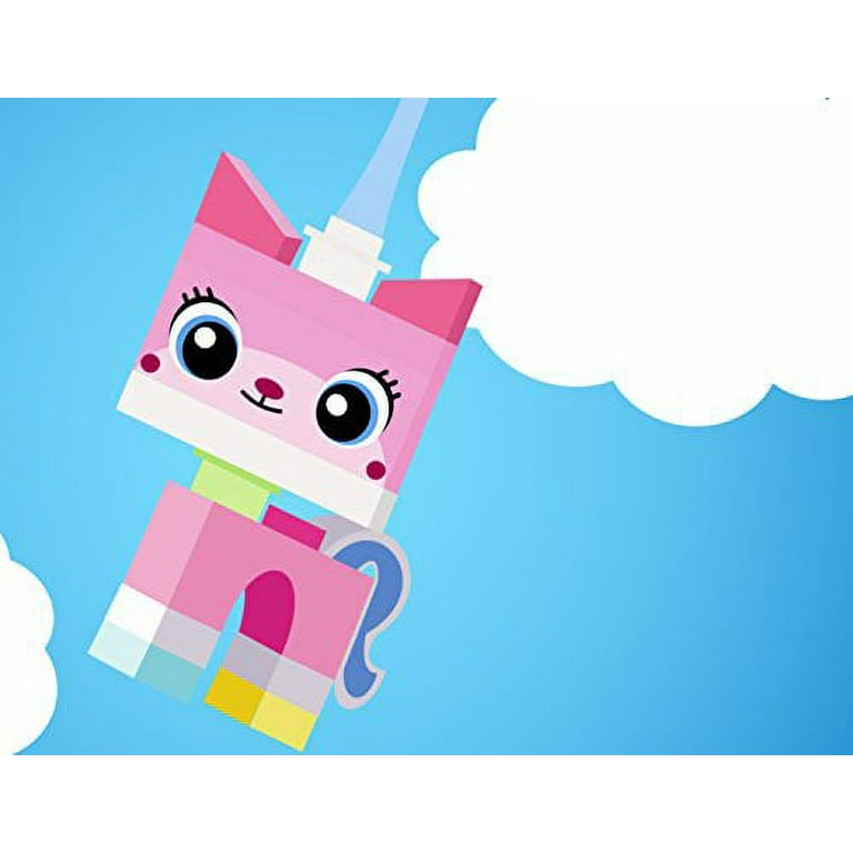Lego Unikitty Unicorn Cat Kawaii Image Photo Cake Topper Sheet Personalized Custom Customized Birthday Party 1 4 Sheet 77649 ABPID03178