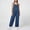 Dark Blue, variant on Womens Classic Denim Jumpsuit Loose Fit Straight Leg Adjustable Strap Suspender Suit Casual Jeans Shear Jumpsuit Coverall Leg Straps Top Jumpsuit for Women Jean Jumpsuit for Women Body Suit Womens