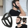 thumbnail image 2 of Triangle Chin Support Stop Snoring Strap Stop Snoring Device Jaw Strap Open Mouth Sleep Talking Snoring Corrects Face Shape, 2 of 8