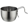 thumbnail image 1 of Stainless Steel Strainer Basket Fruit Straining Kitchen Use Storage Holder Silver for 1Pack, 1 of 4