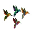 thumbnail image 2 of 6 piezas de decoración de de colibrí hecha a mano para el hogar, jardín, casa, adorno de pájaro Zulema Pared de arte de colibrí, 2 of 8
