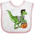 thumbnail image 3 of Inktastic Trick or Treat Franken-Raptor Boys or Girls Baby Bib, 3 of 4