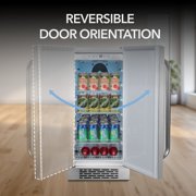 Whynter BOR-326FS 15″ Built-In Energy Star 3.0 cu. ft. Indoor/Outdoor Beverage Refrigerator Cooler Weatherproof in Stainless Steel