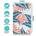 thumbnail image 5 of Hawaiian Dog Feeding Mat - Absorbent Pet Food Mat with Tropical Leaf Design - Non-Slip Waterproof Placemat for Bowls - Multi-Layer Sponge & Rubber Base - 12x19 Inches, 5 of 5