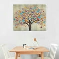 thumbnail image 2 of Nawypu  Butterfly Canvas Art Framed Rustic Tree of Life Wall Print Wood Background Painting Picture for Farmhouse Cabin Decorations, 2 of 4